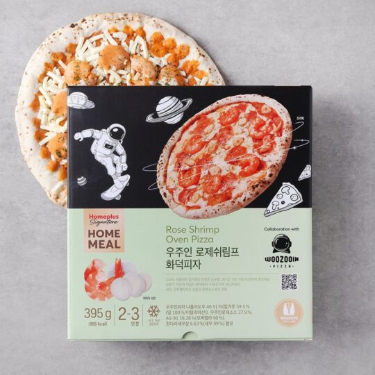 홈플러스 시그니처 우주인 로제쉬림프 화덕 피자